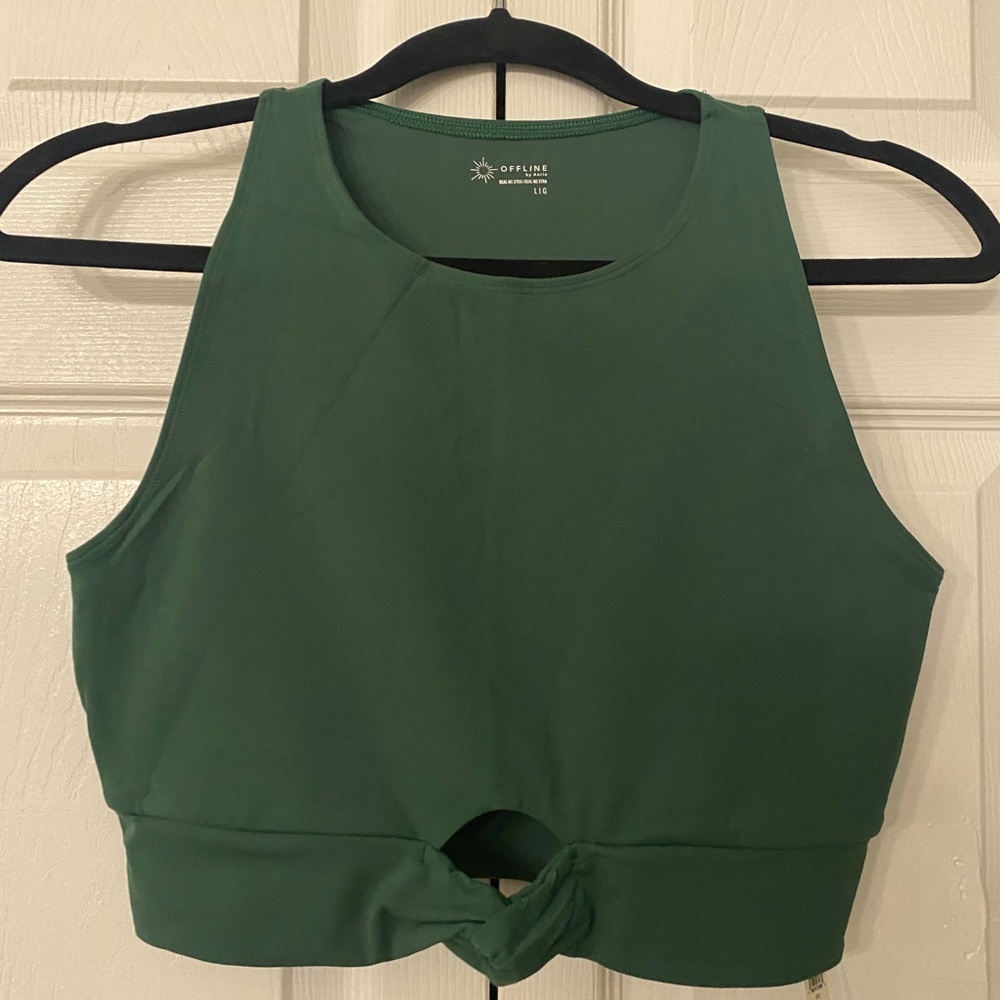 Aerie Offline Green Women's Crop Top Large